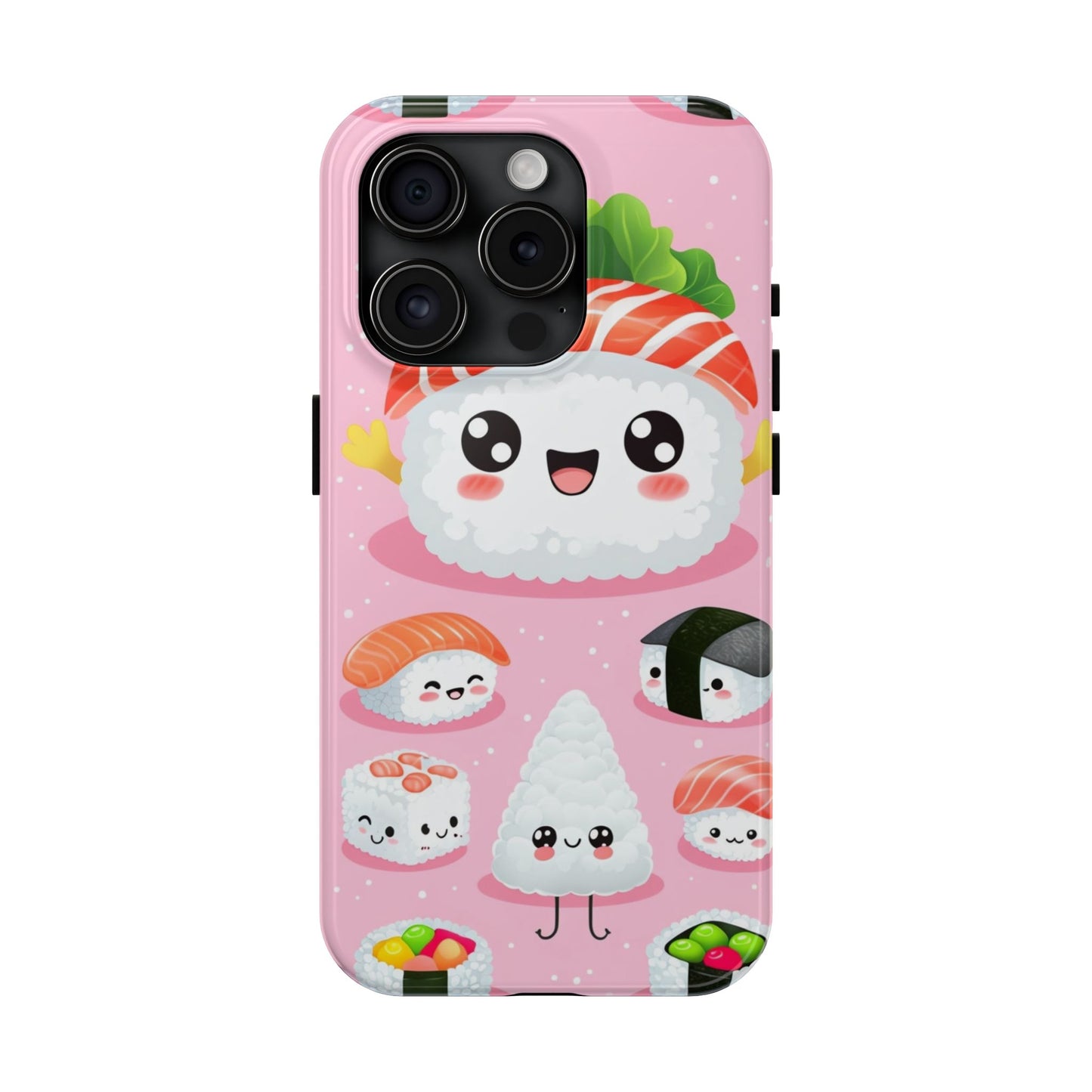 Adorable Sushi Tough Phone Case | Cute Kawaii Design for Food Lovers