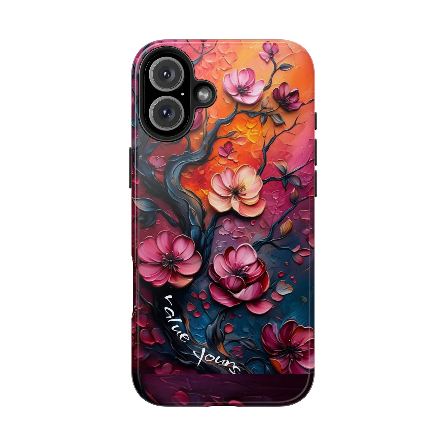 Value Yourself Floral Tough Phone Case