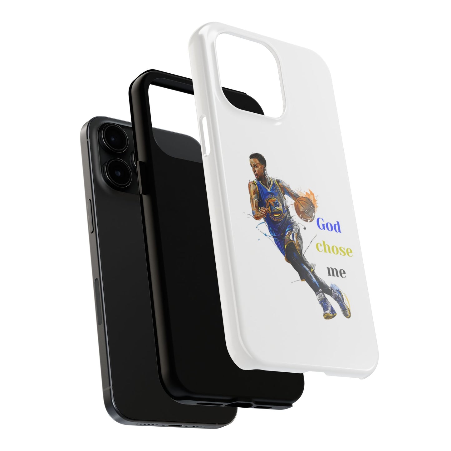 Phone case- God Chose Me Tough Phone Case - Durable Protection