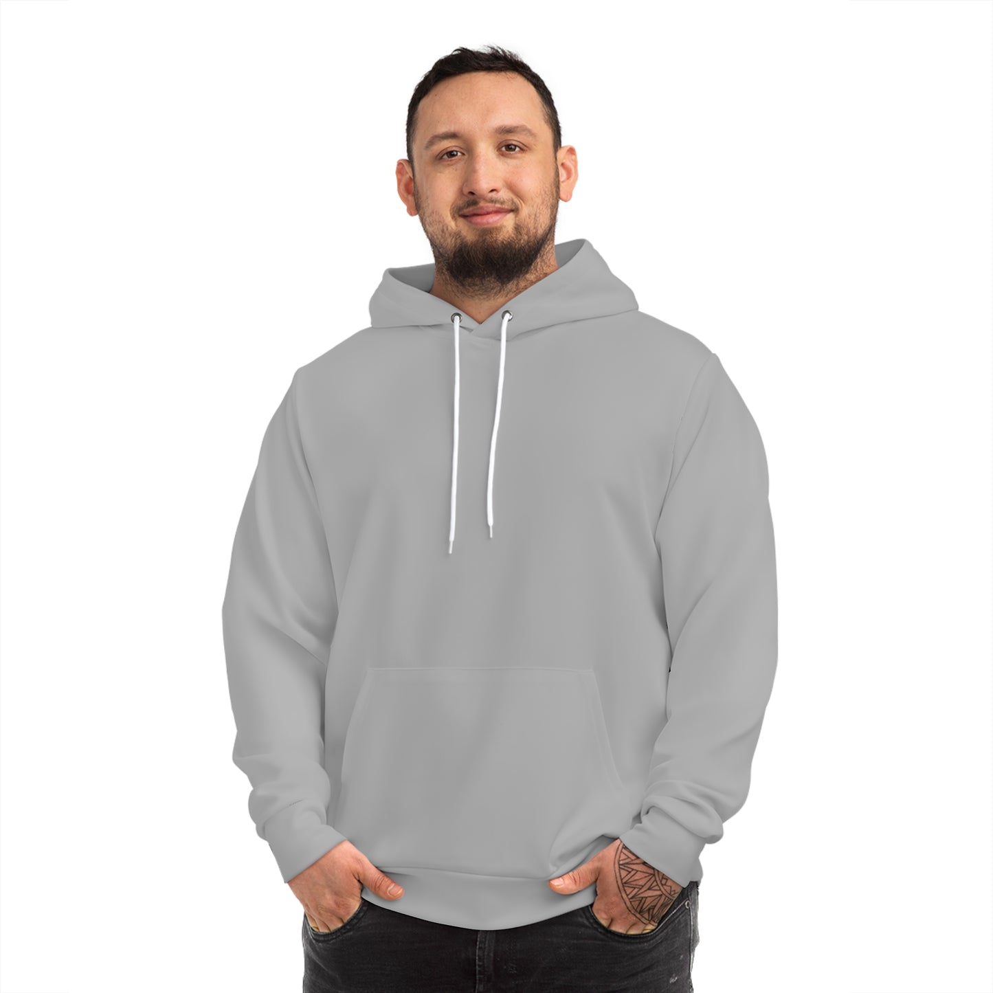 Ash Grey "Invest in Yourself" Hoodie – Cool Bear Motivation Sweatshirt
