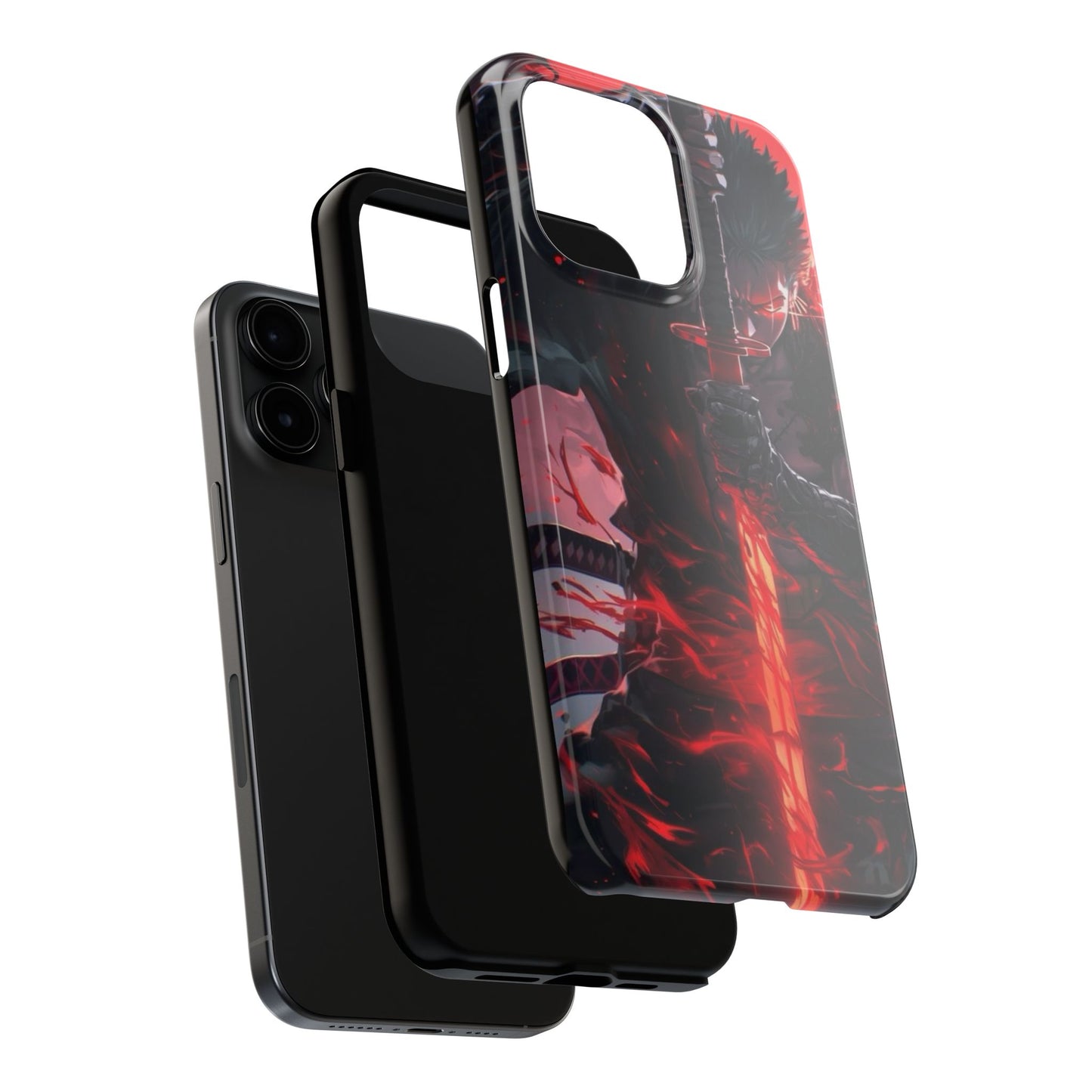 🗡️ Fierce Samurai Tough Phone Case – Durable Protection with Bold Anime Design for iPhone & Android