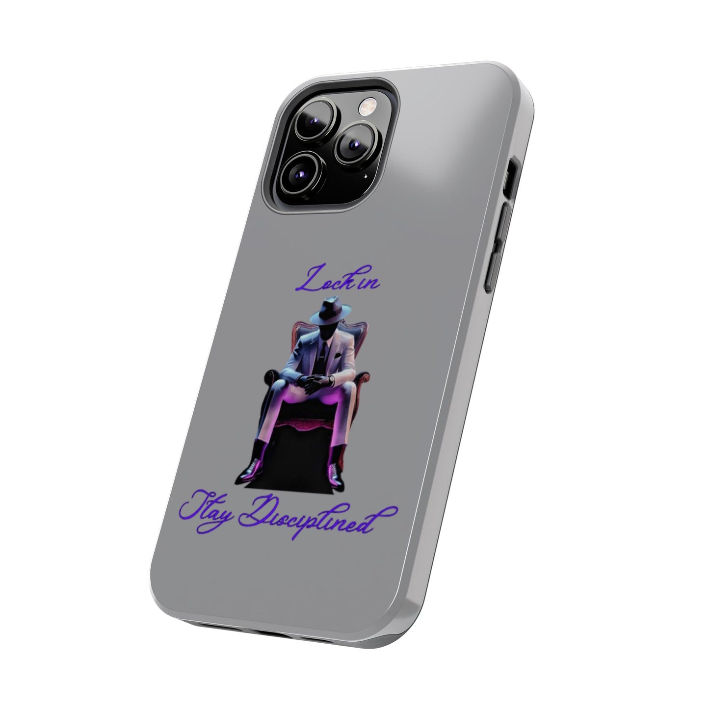 Phone case- Lock In, Stay Disciplined Tough Phone Case - Durable Protection
