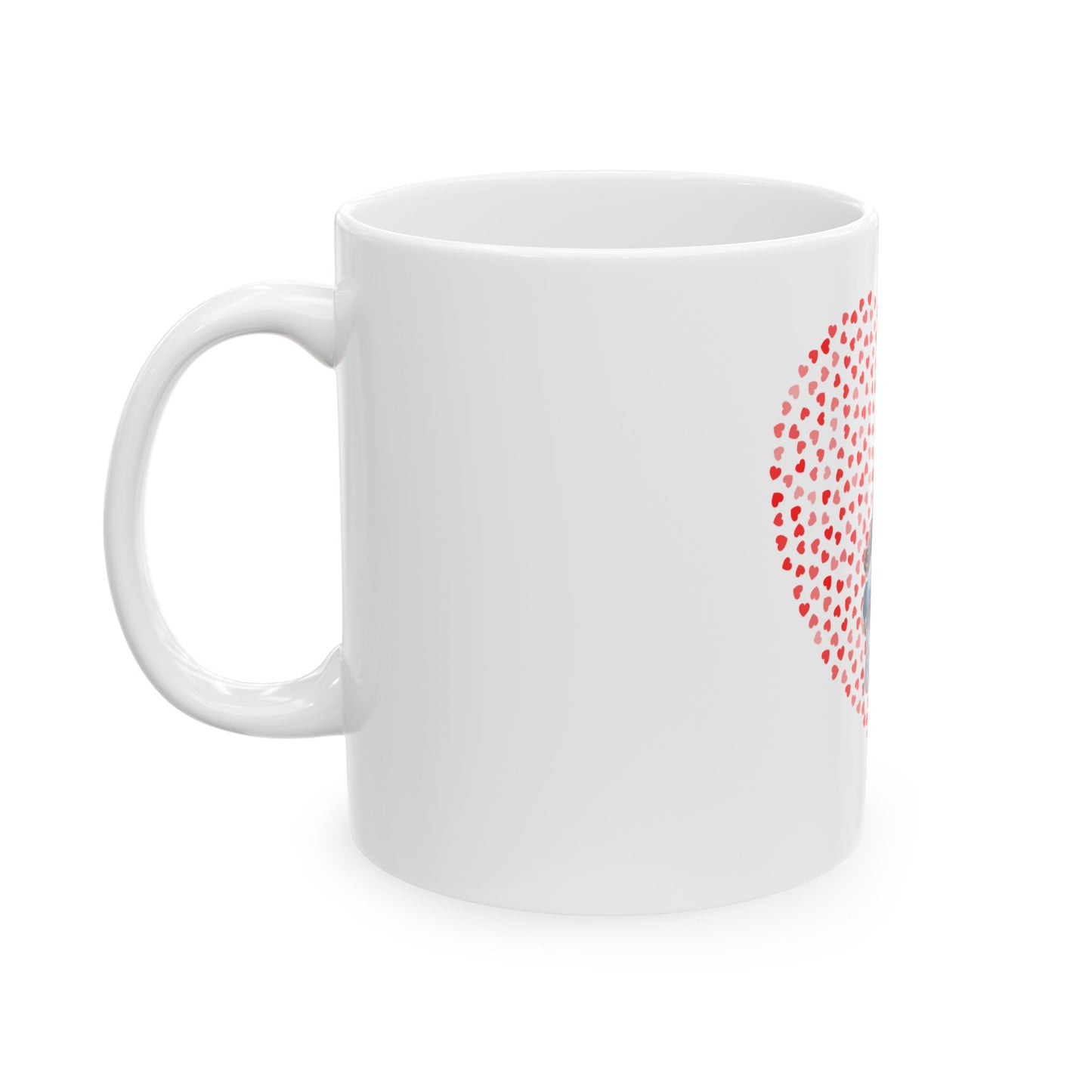 Love Heart Ceramic Mug - Perfect Gift for Couples & Anniversaries πβπ