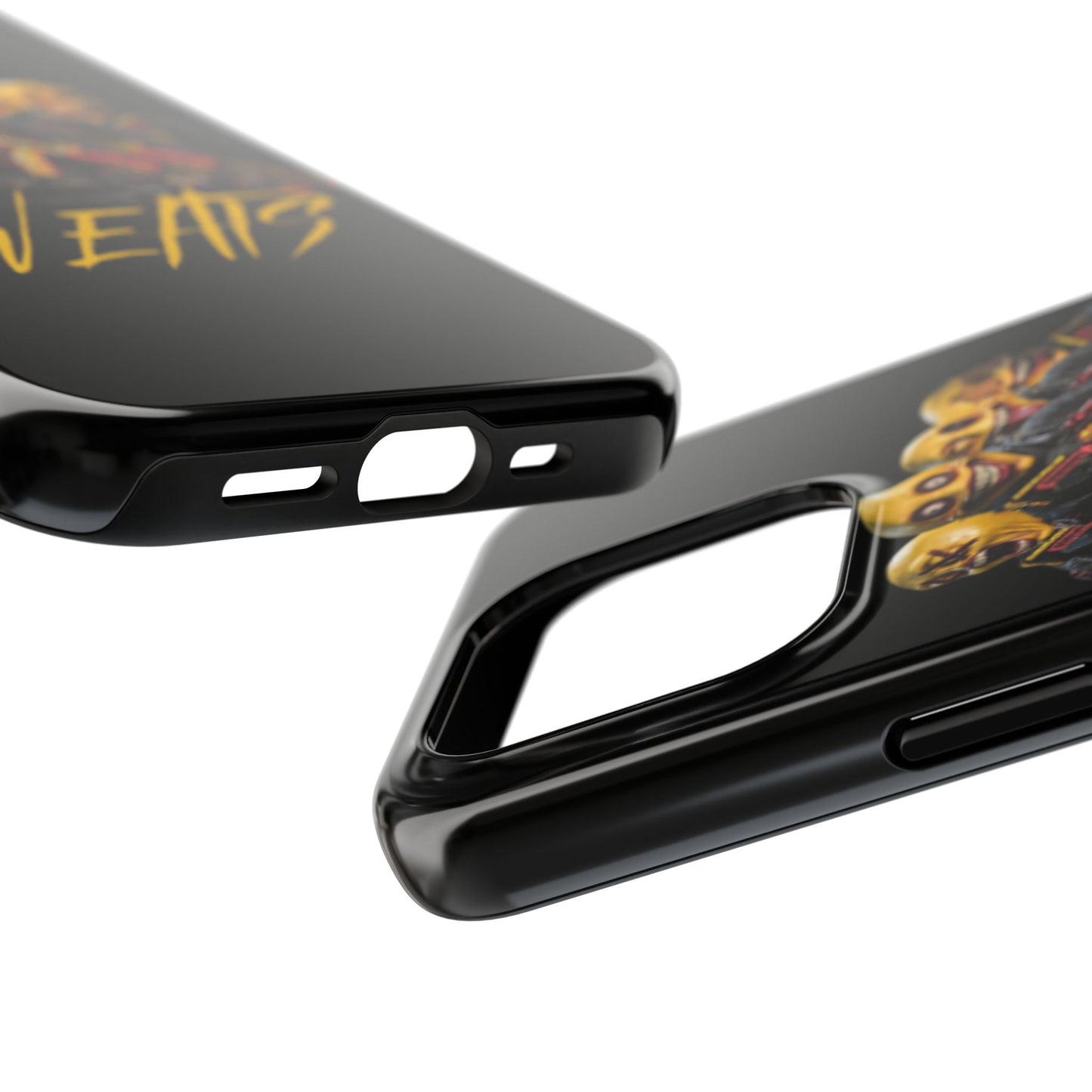Tough Phone Cases - Bold 'SWEATS' Design for Gamers & Trendsetters