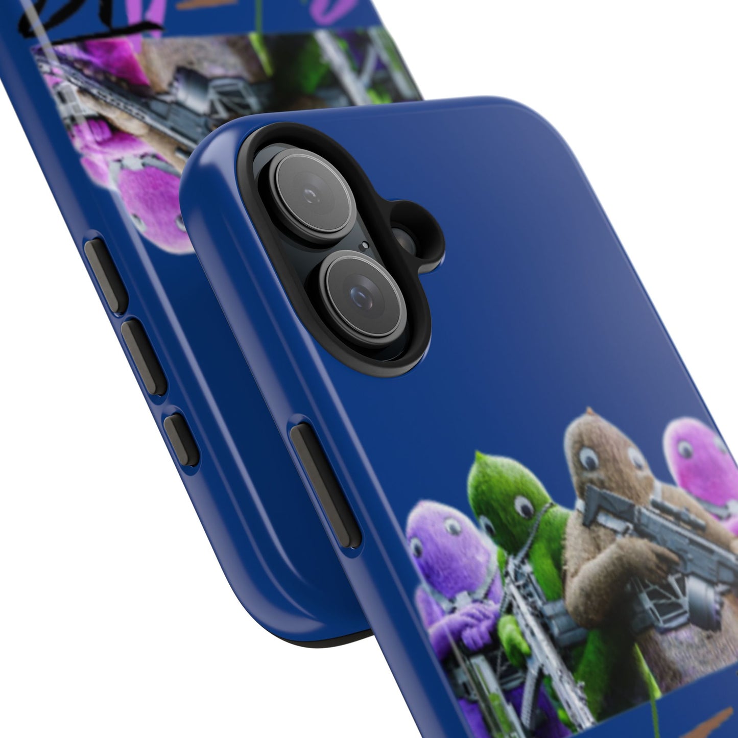 Cool Cartoon-Inspired Tough Phone Case - 'SWEATS'