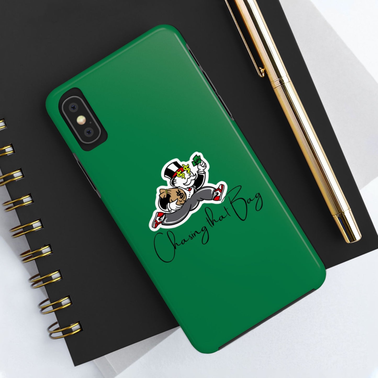 Phone Case- Chasin That Bag Tough Case- Durable Protection