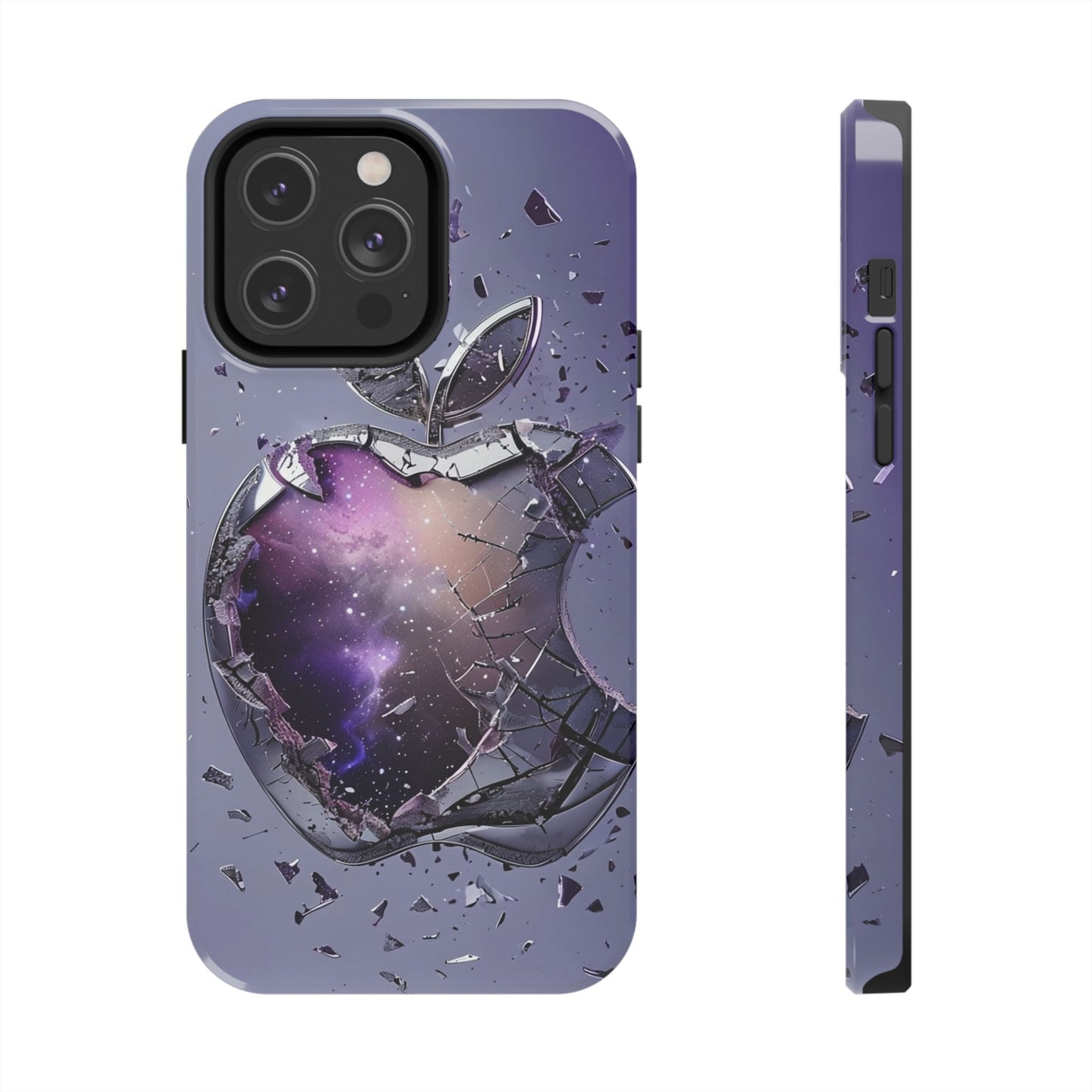 π Rustic Purple Apple Tough Phone Case β Durable Protection for iPhones