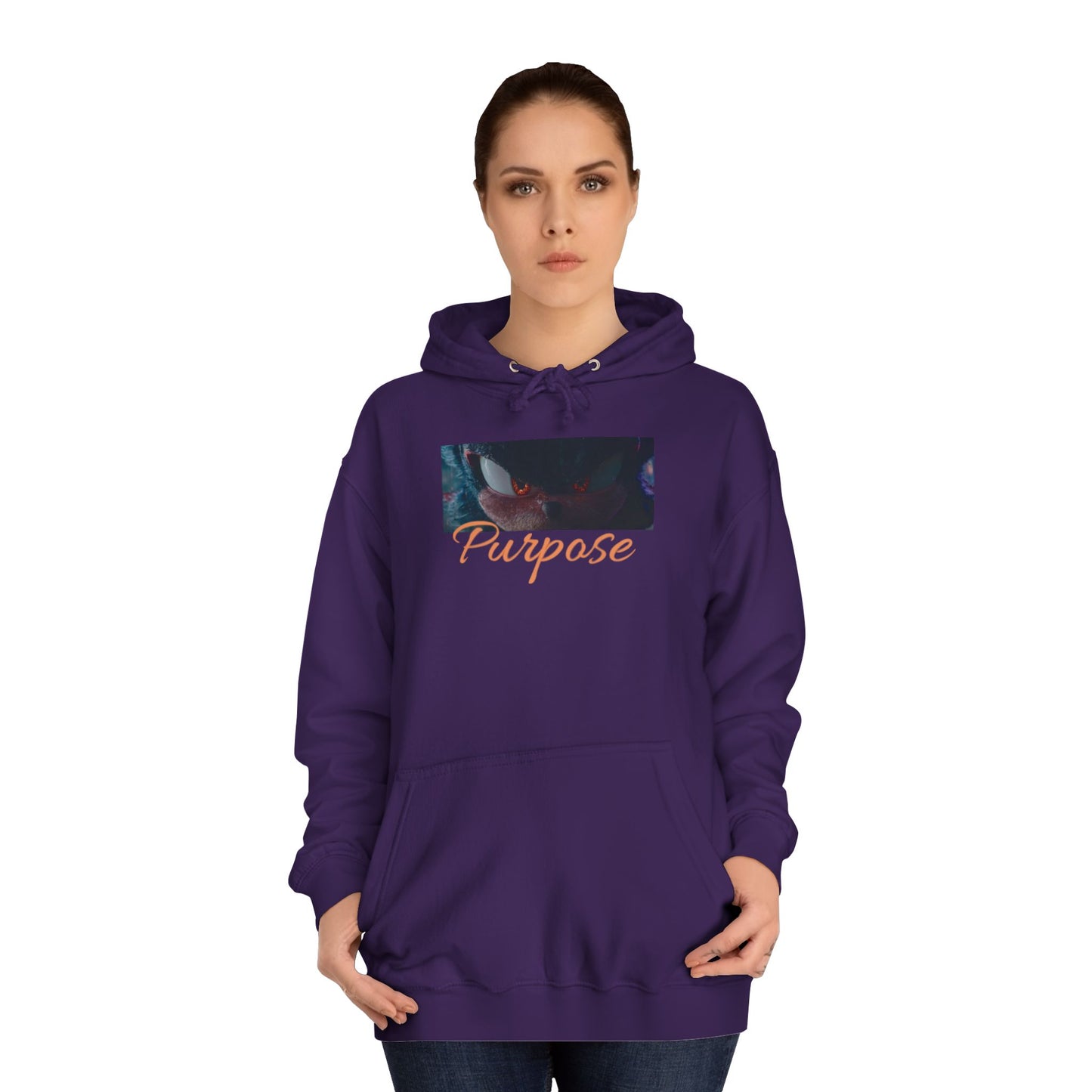 Electric Blue Motivational Graphic Sonic Hoodie for Men & Women – Inspiring Gamer
