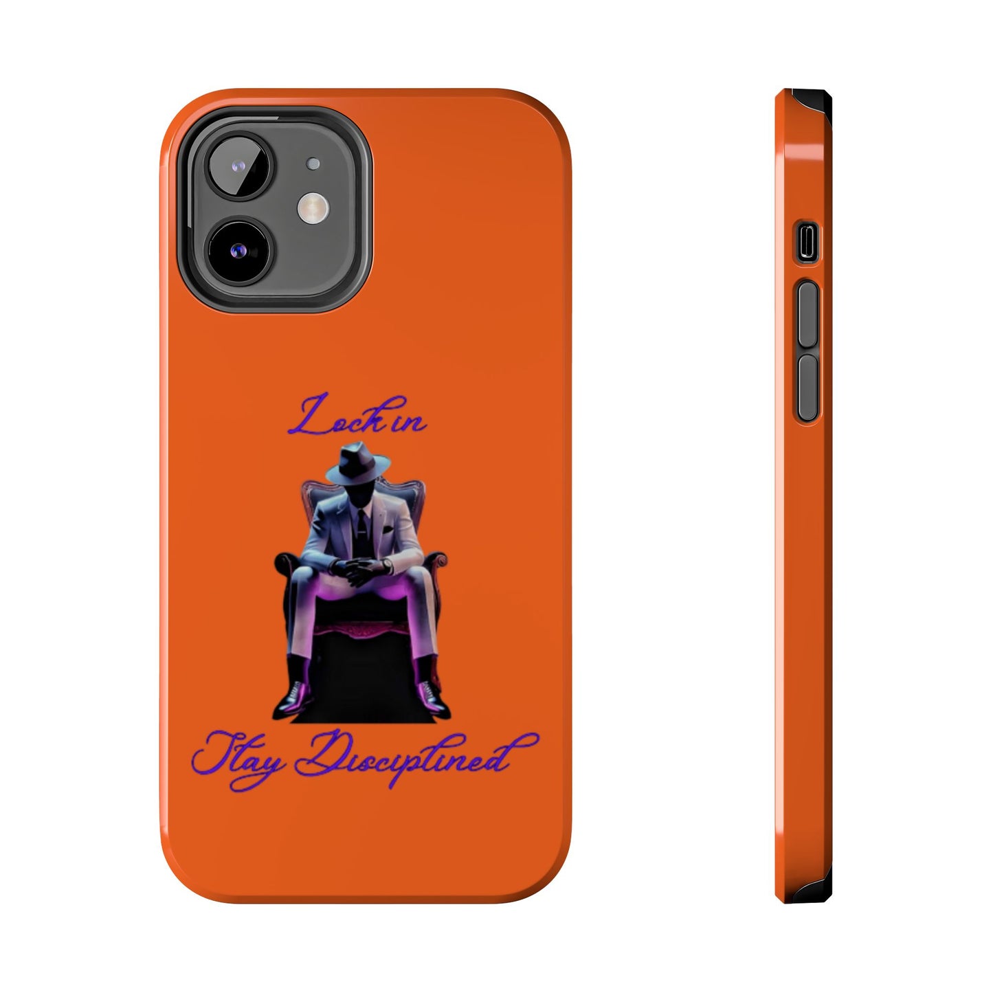 Phone case- Lock In, Stay discipline Tough Phone Case - Durable Protection
