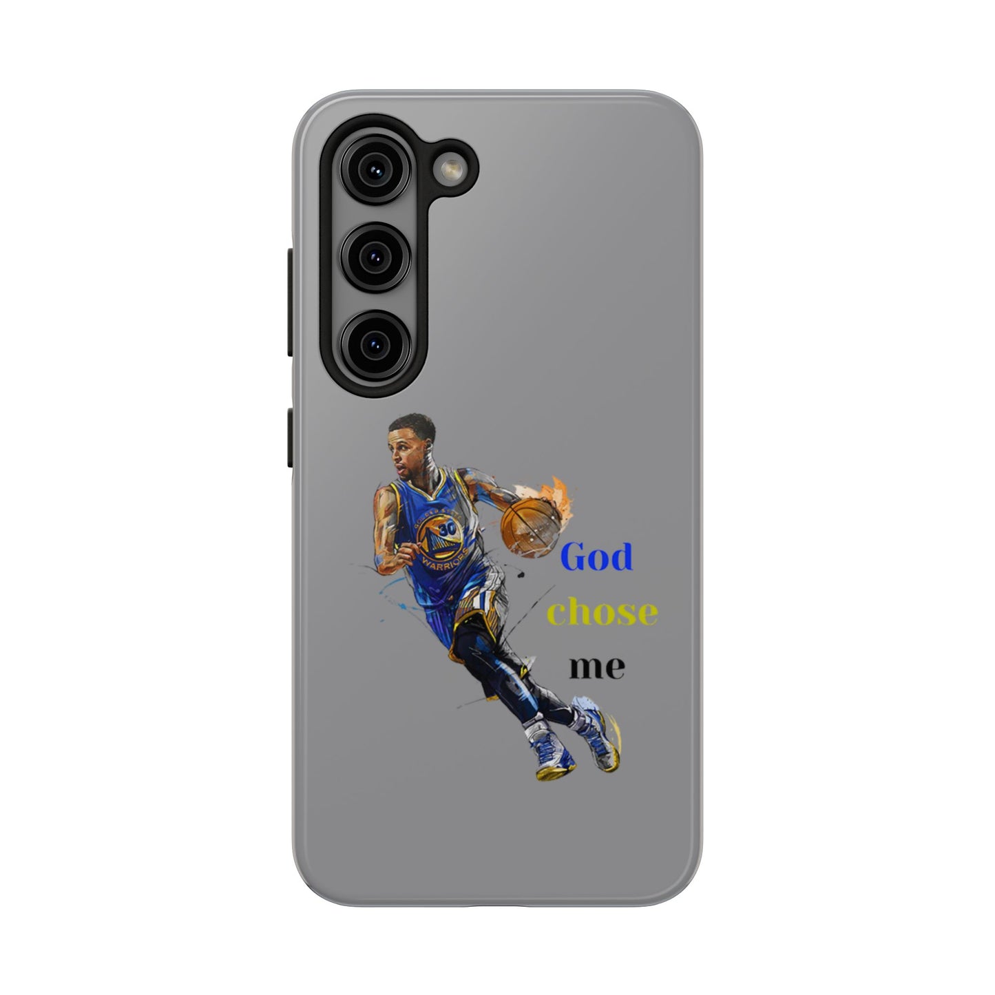 Phone case- God Chose Me Tough Phone Case - Durable Protection