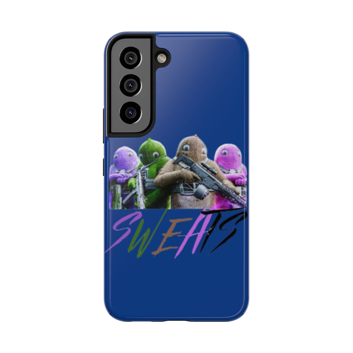 Cool Cartoon-Inspired Tough Phone Case - 'SWEATS'