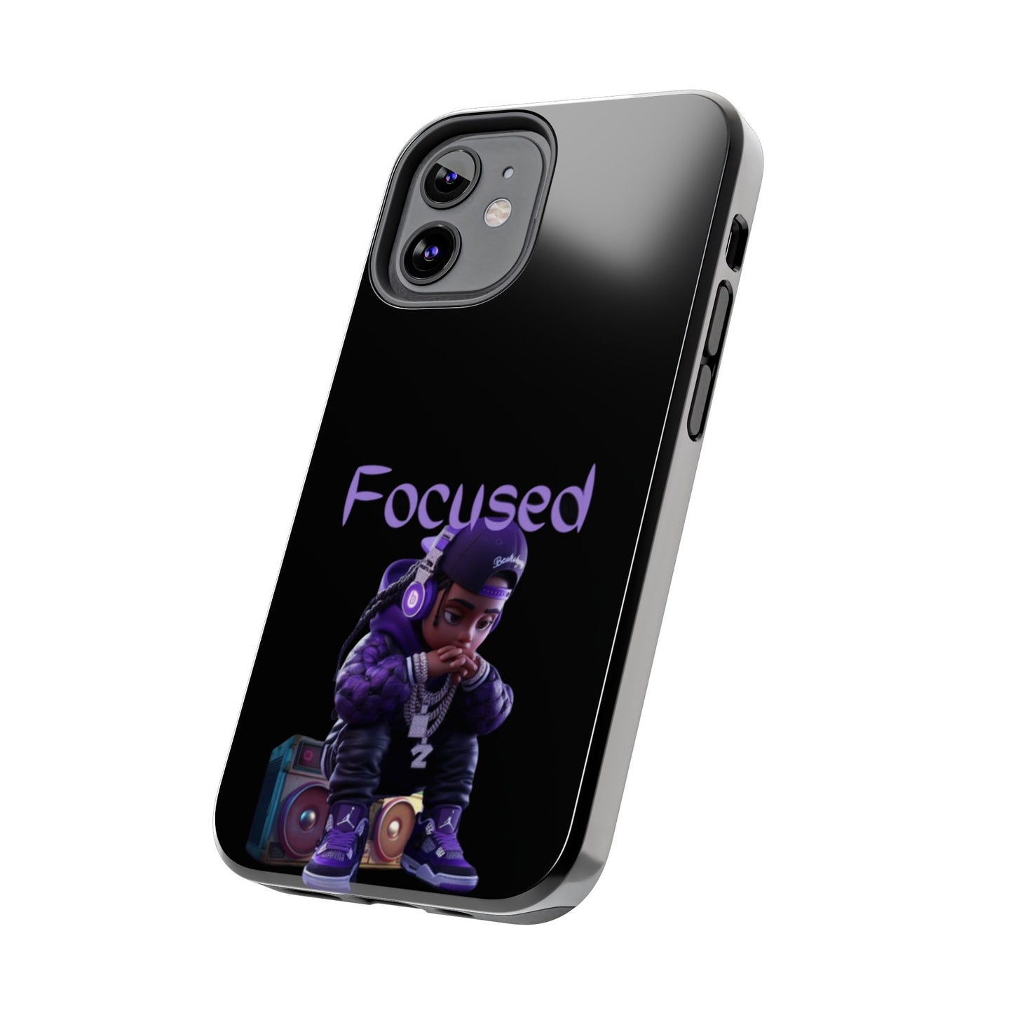 Phone case- Focused Tough Phone Case - Durable Protection