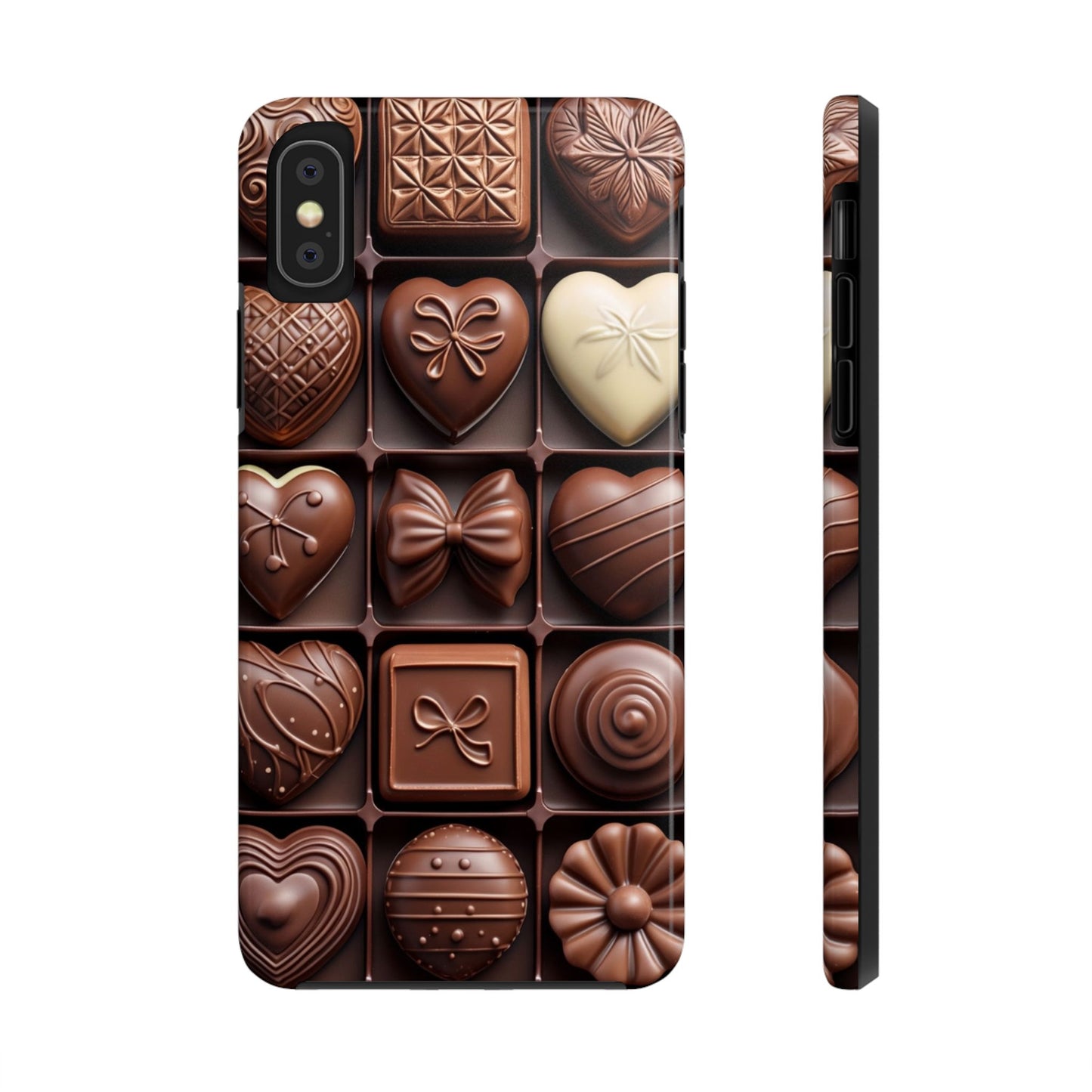 Chocolate Love Tough Phone Case - Perfect for Valentine's Day or Sweet Treat Lovers