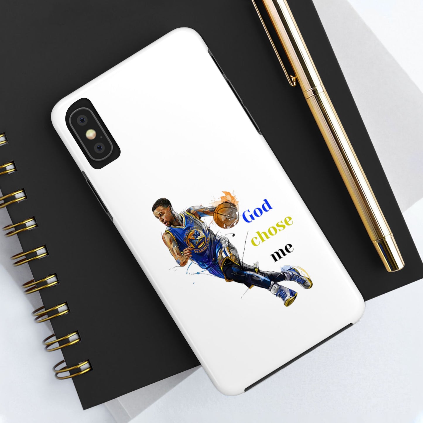 Phone case- God Chose Me Tough Phone Case - Durable Protection
