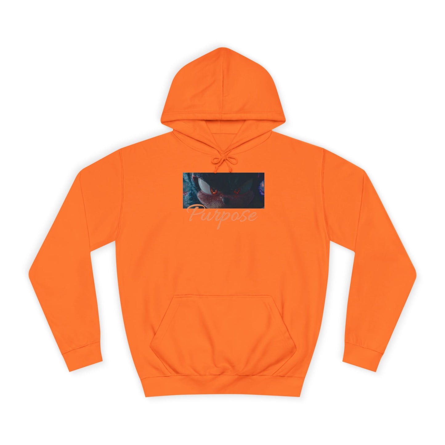 Electric Blue Motivational Graphic Sonic Hoodie for Men & Women – Inspiring Gamer