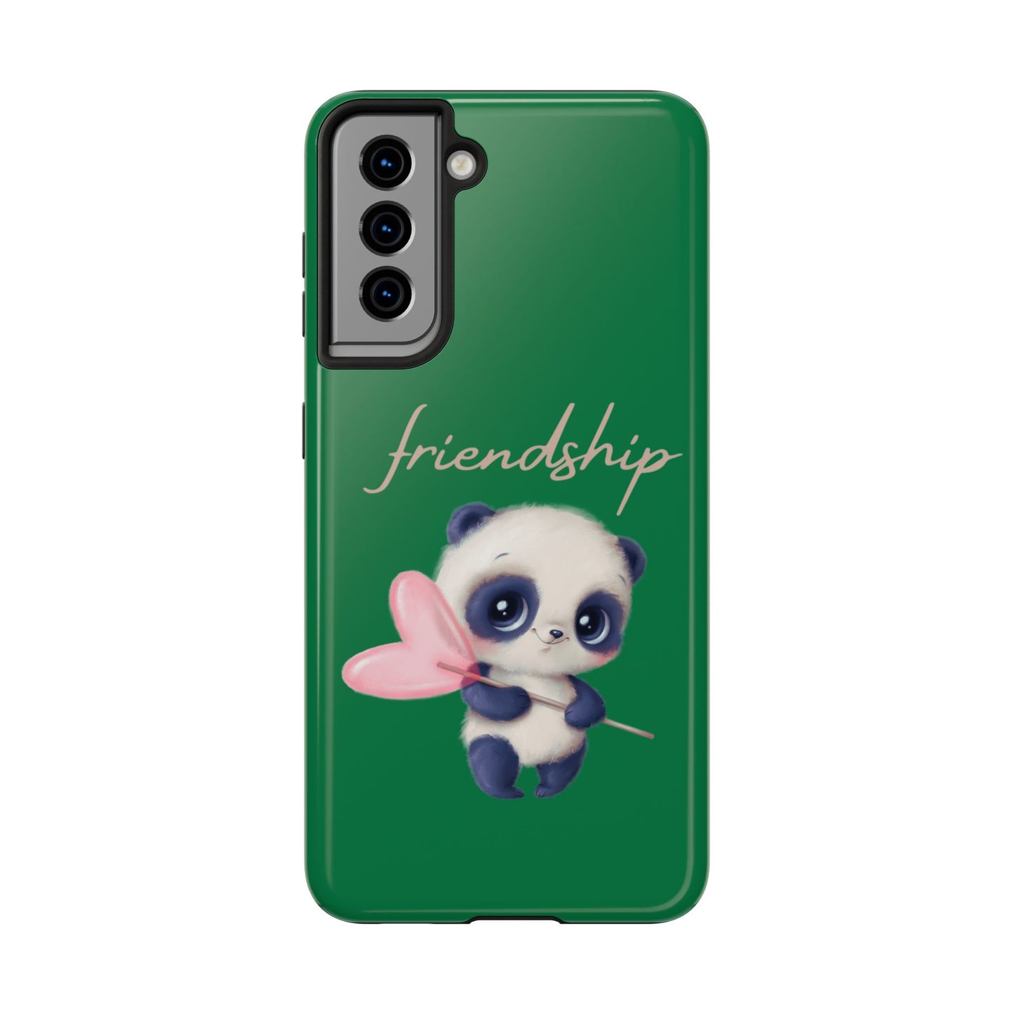 Phone case- Cute Panda Friendship Tough Phone Case - Durable Protection