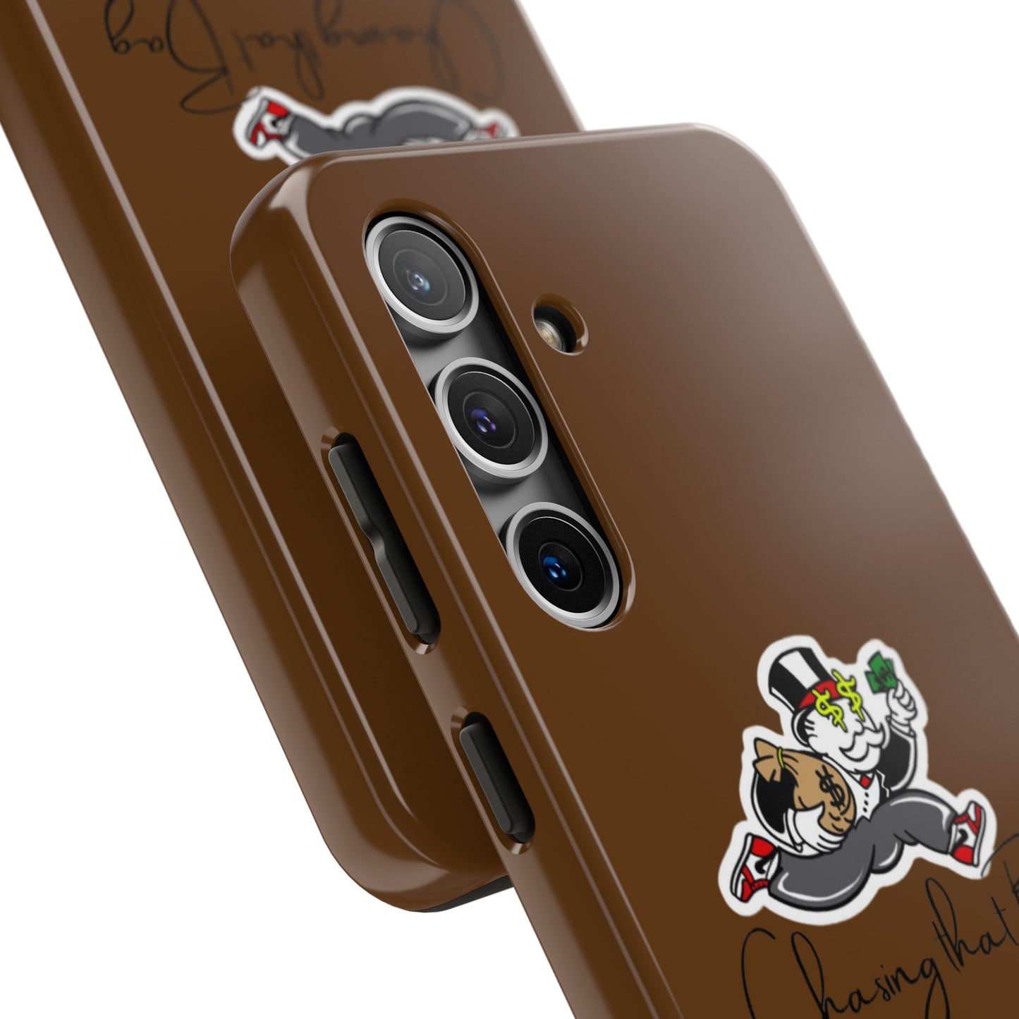 Phone Case- Chasing That Bag Tough Case- Durable Protection