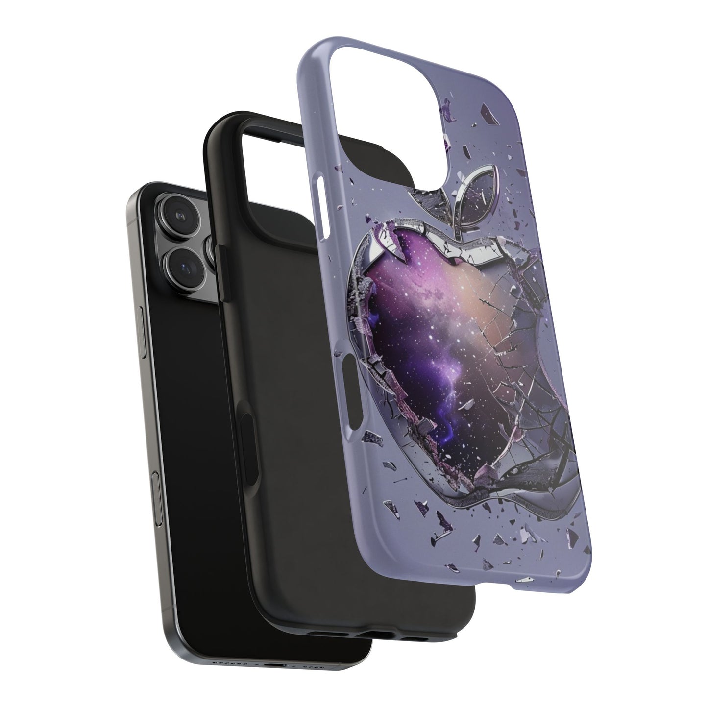 π Rustic Purple Apple Tough Phone Case β Durable Protection for iPhones