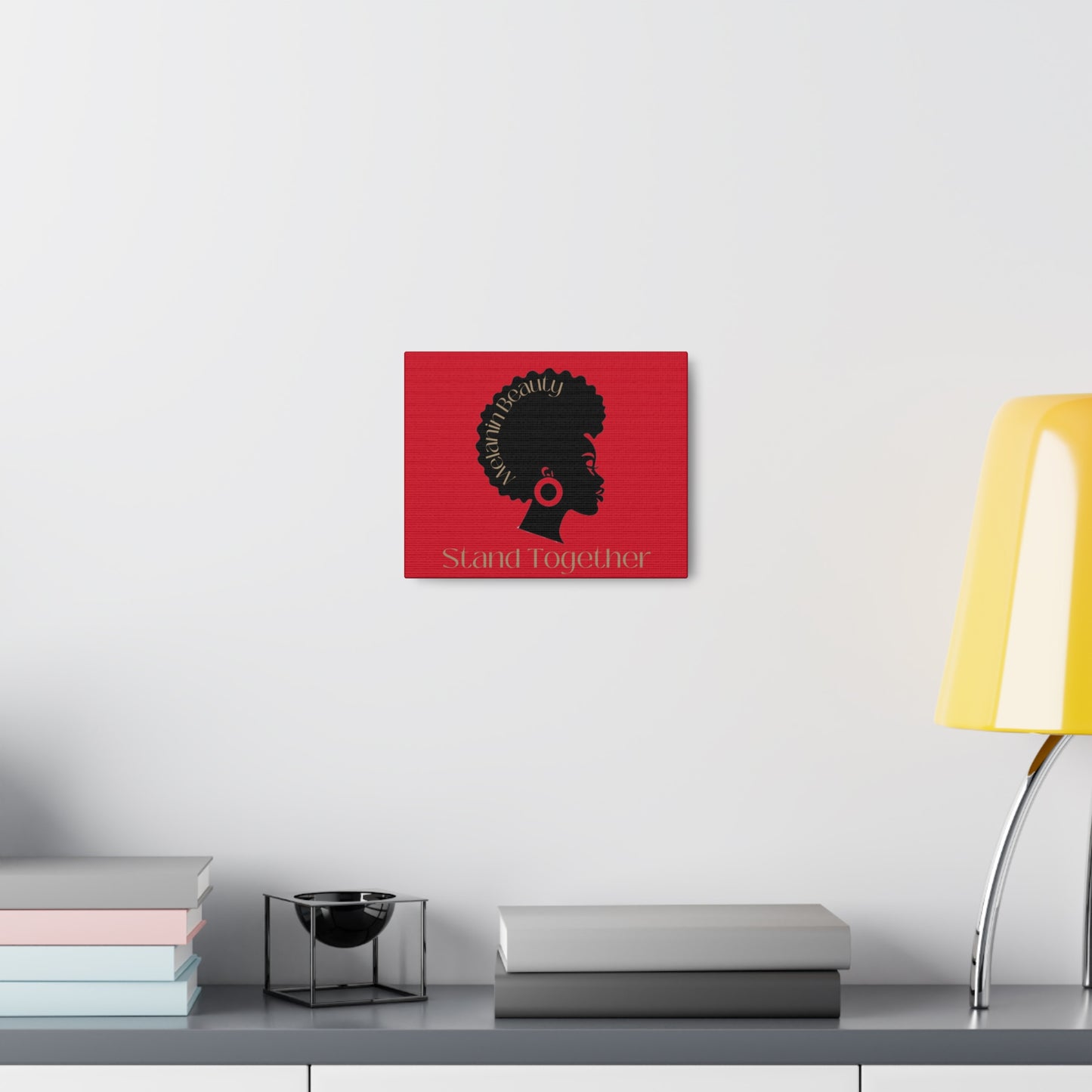 Melanin Beauty Canvas Gallery Wrap - Stand Together Wall Art