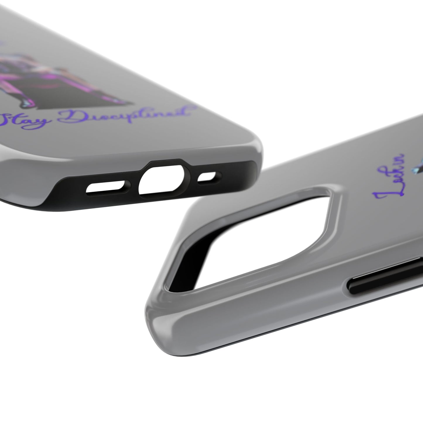 Phone case- Lock In, Stay Disciplined Tough Phone Case - Durable Protection