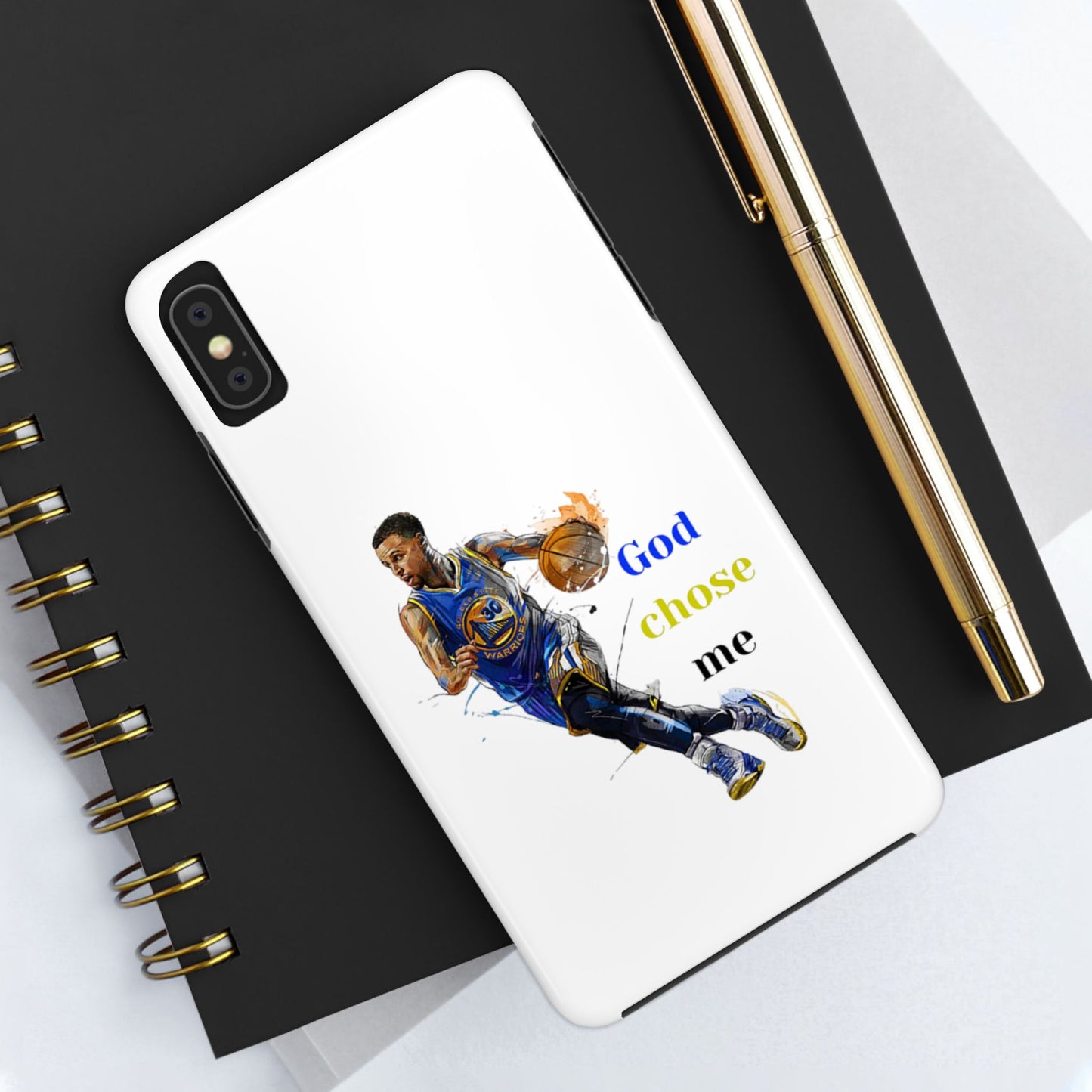 Phone case- God Chose Me Tough Phone Case - Durable Protection