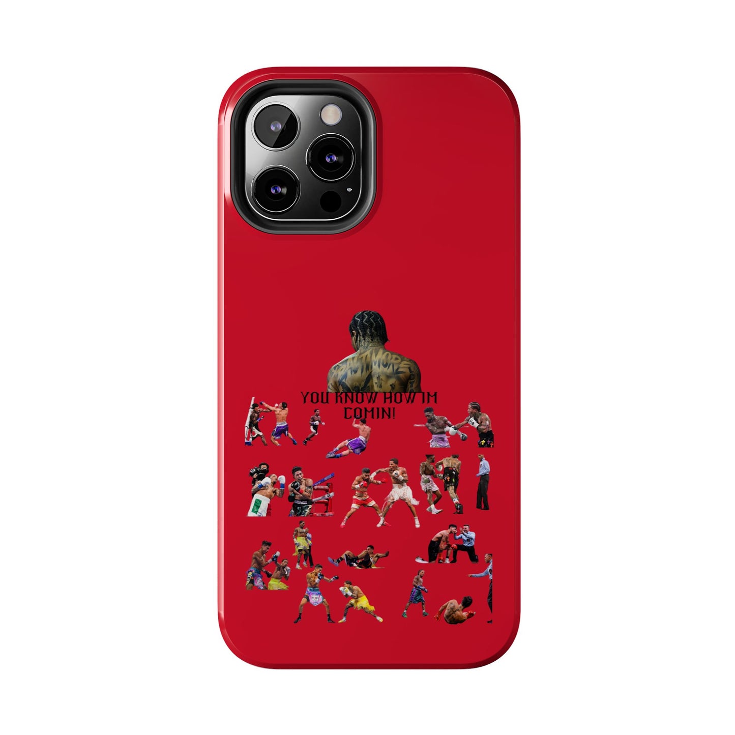 Phone case- You Know How I'm Comin' Tough Phone Case - Durable Protection