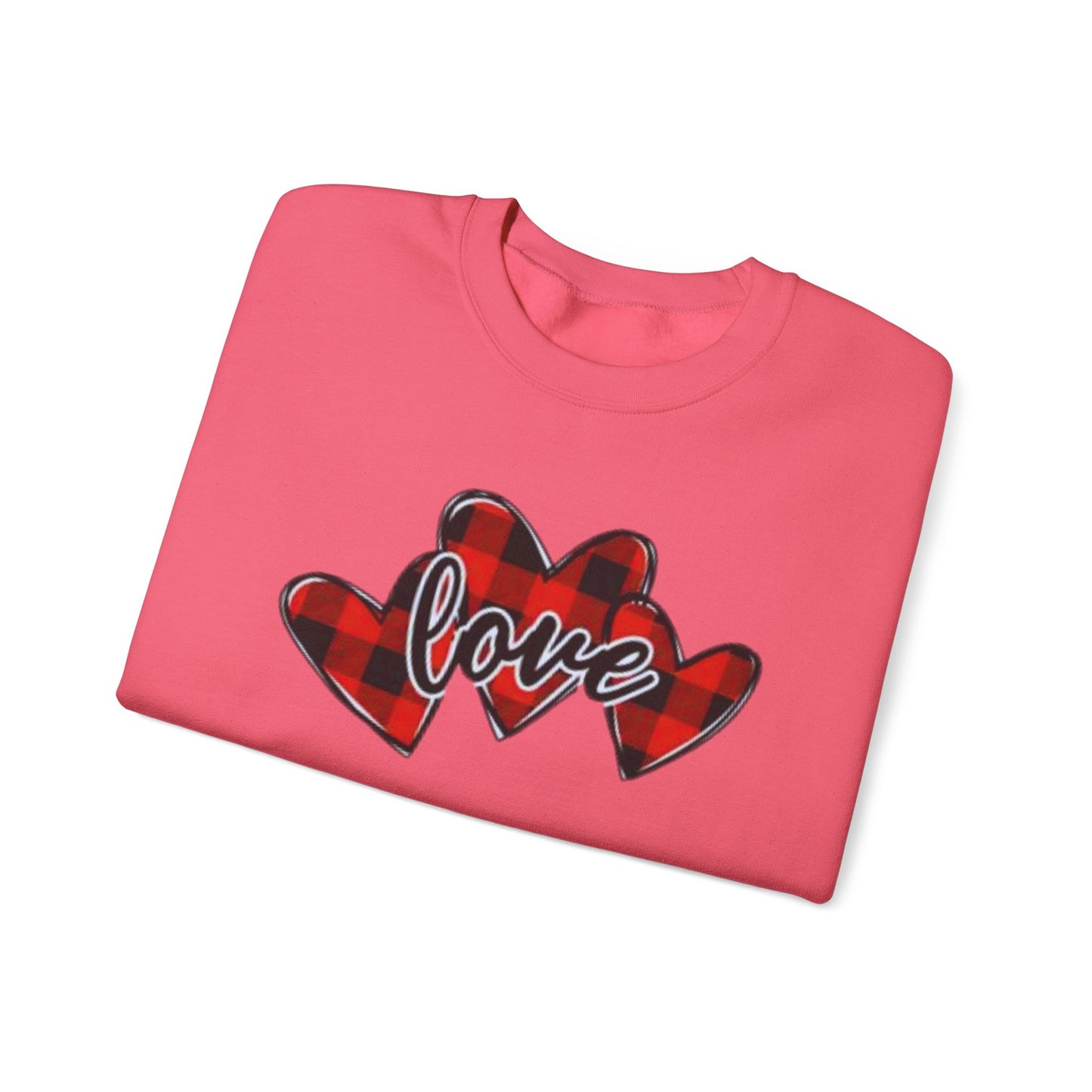 Pearl White Hearts Sweatshirt for Women – Romantic Cozy Love-Inspired Pullover