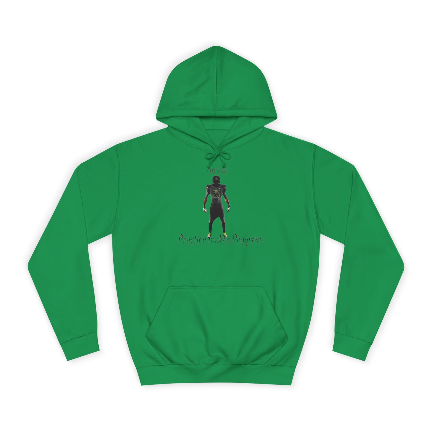 Iron Grey Men’s Motivational Sweater – "Practice Makes Progress" Inspirational Pullover