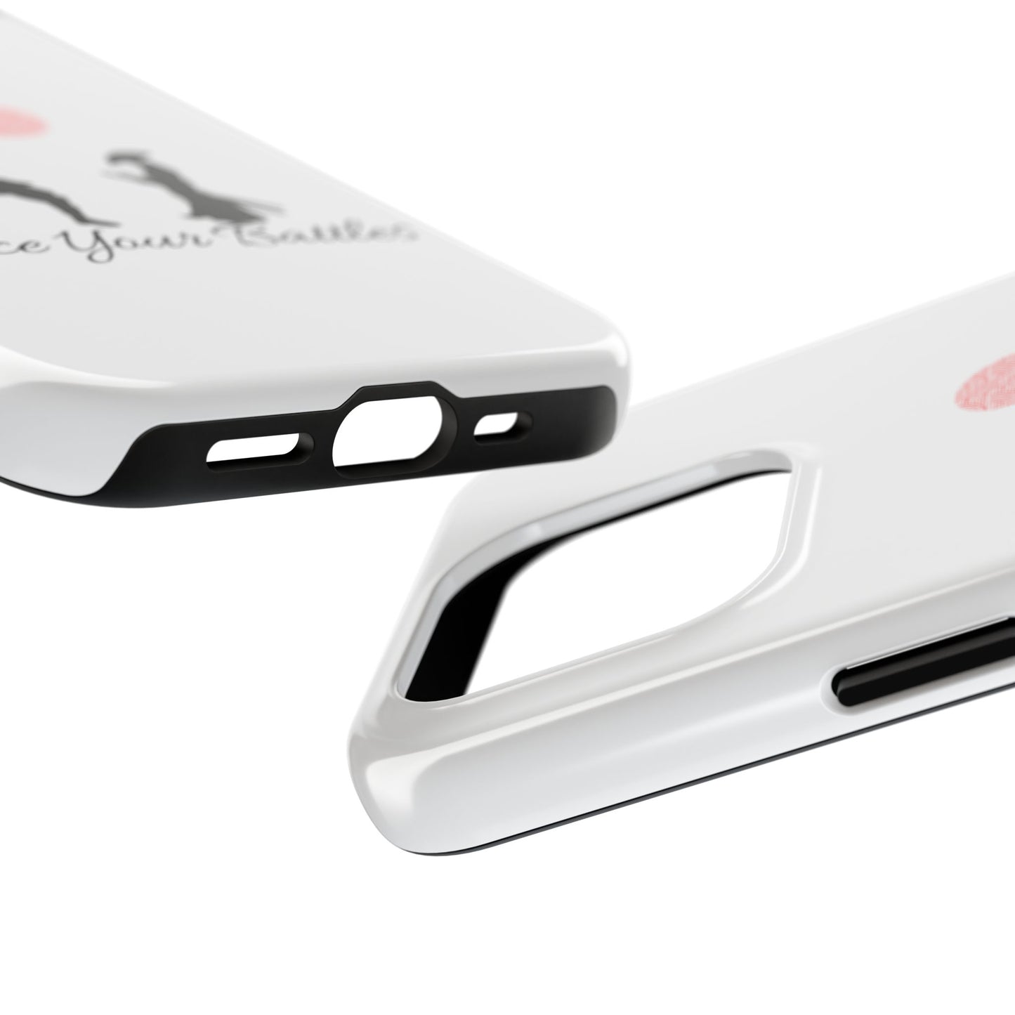 Phone case- Face Your Battles Tough Phone Case - Durable Protection