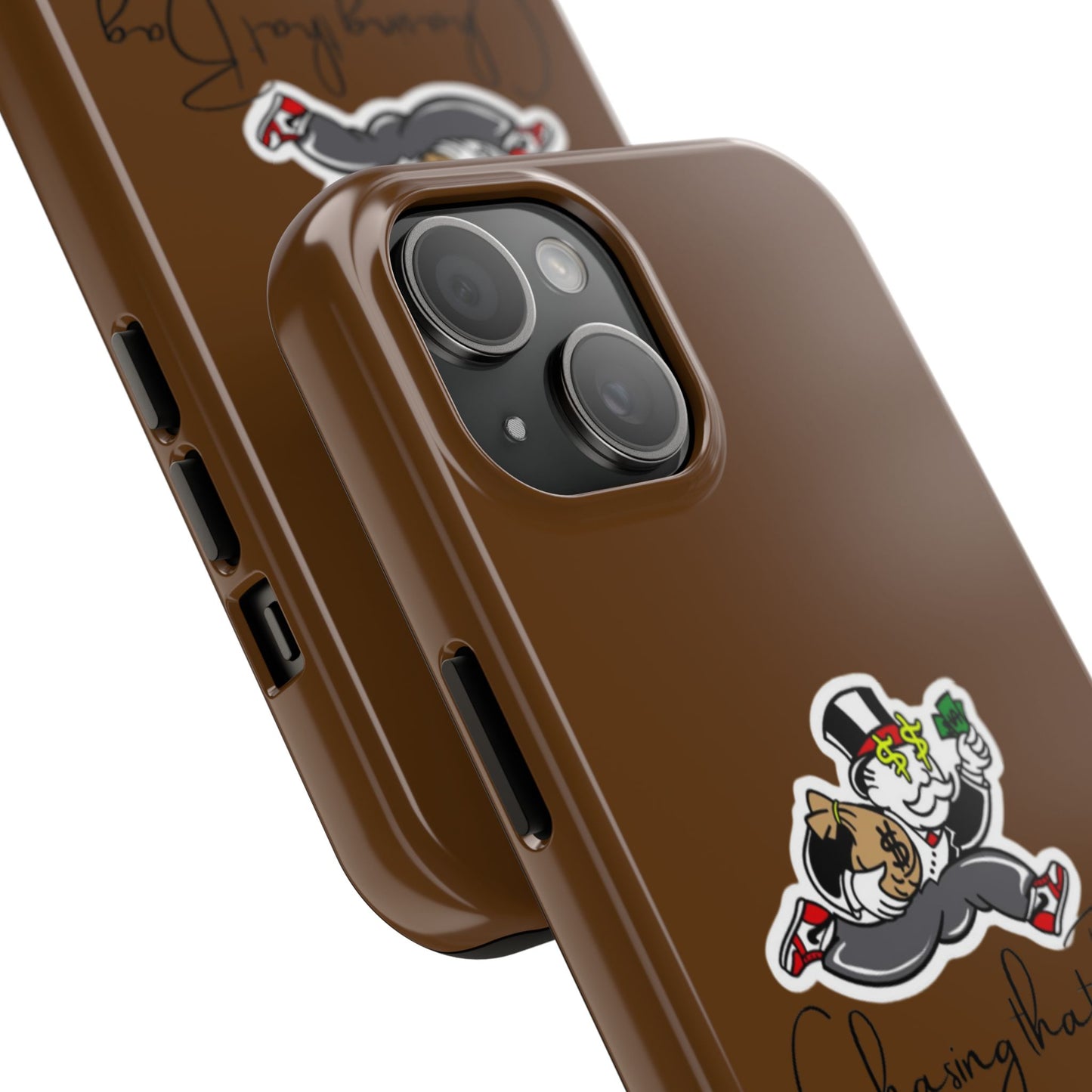 Phone Case- Chasing That Bag Tough Case- Durable Protection