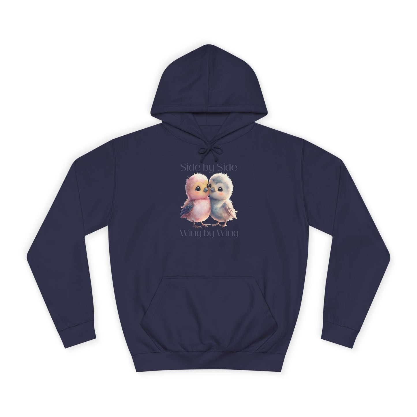 Barbecue Sunset Hoodie for Women – Cute Lovebirds Side by Side Always Together Design