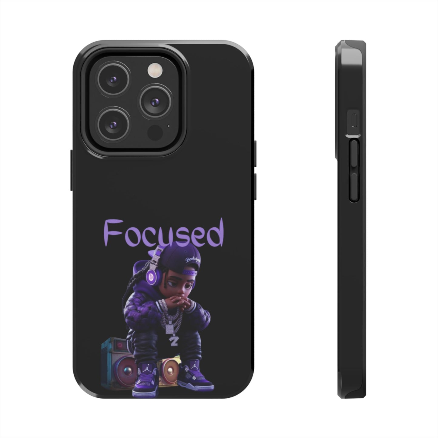 Phone case- Focused Tough Phone Case - Durable Protection