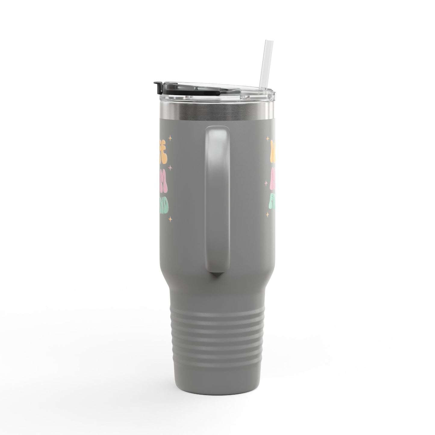 💖 40oz Insulated Travel Mug – Stylish Drinkware with Straw for Wives, Moms & Friends ✨