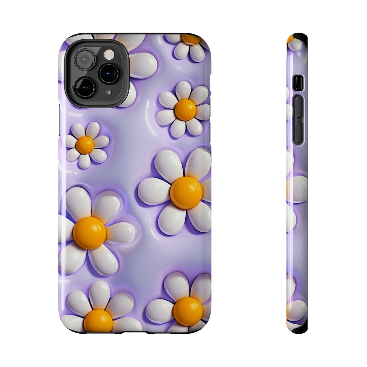 πΌ Floral Tough Phone Case β Vibrant Daisy Spring Design, for iPhones & Androids