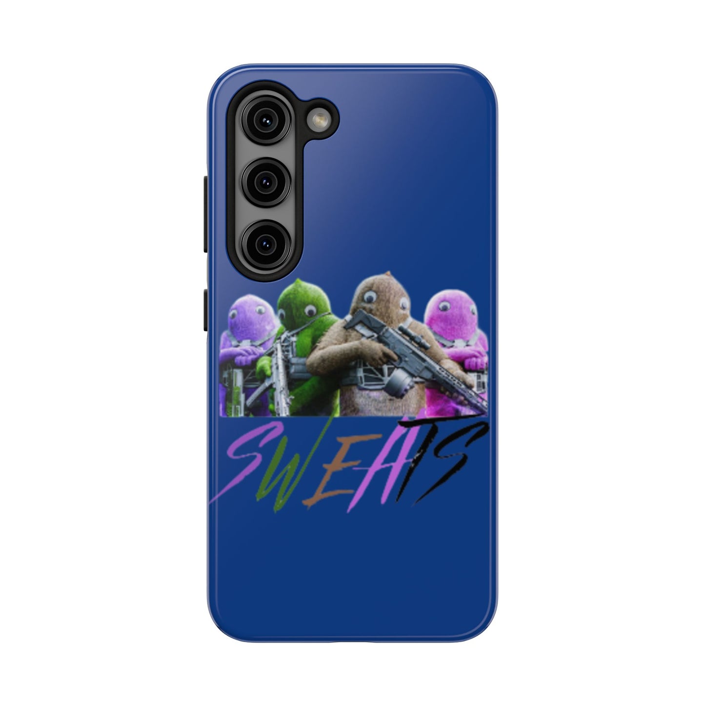 Cool Cartoon-Inspired Tough Phone Case - 'SWEATS'