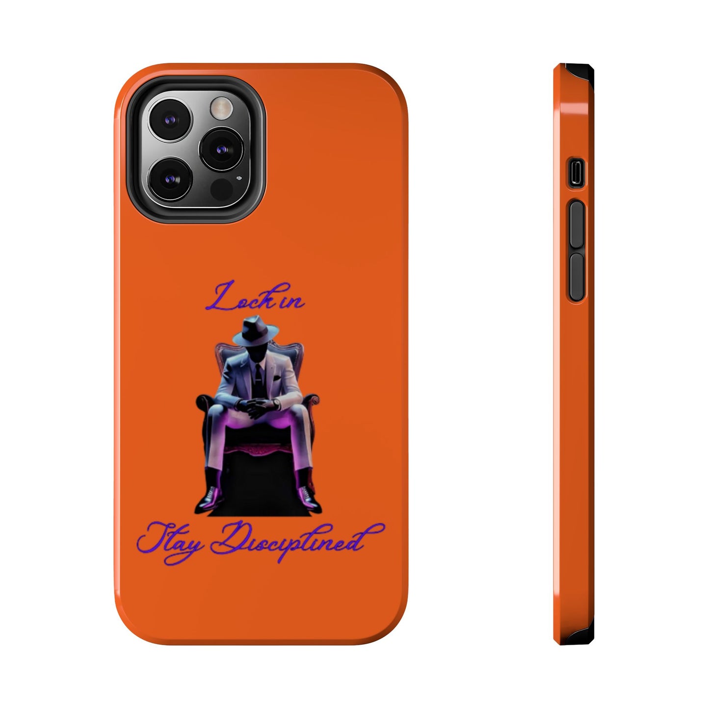 Phone case- Lock In, Stay discipline Tough Phone Case - Durable Protection