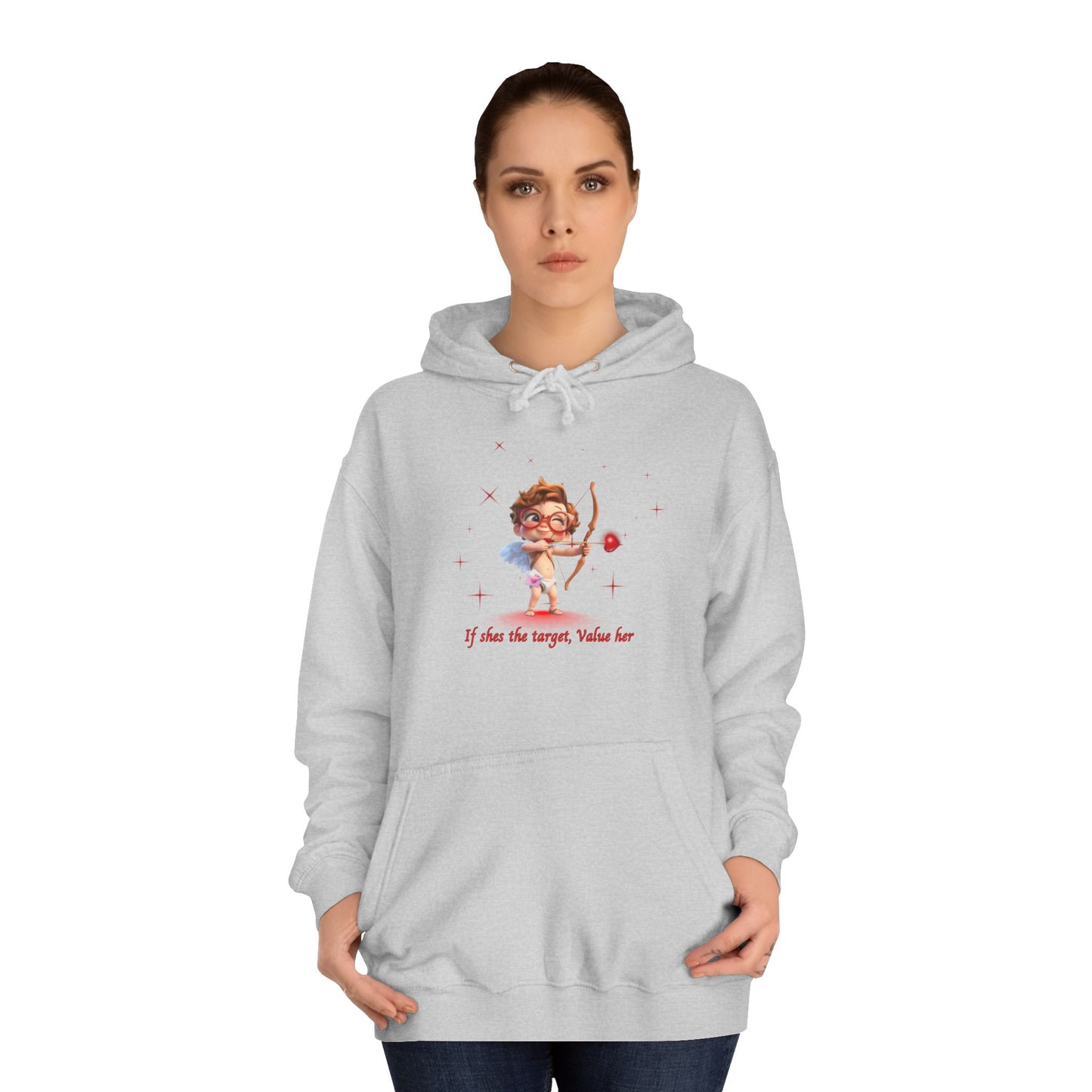 Charcoal Ash Grey Hoodie for Women – Cupid For Her Romantic Sweater