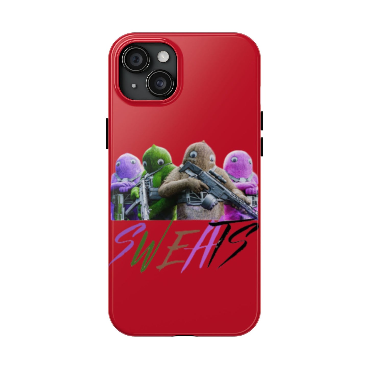 Cool Cartoon-Inspired Tough Phone Case - 'SWEATS'