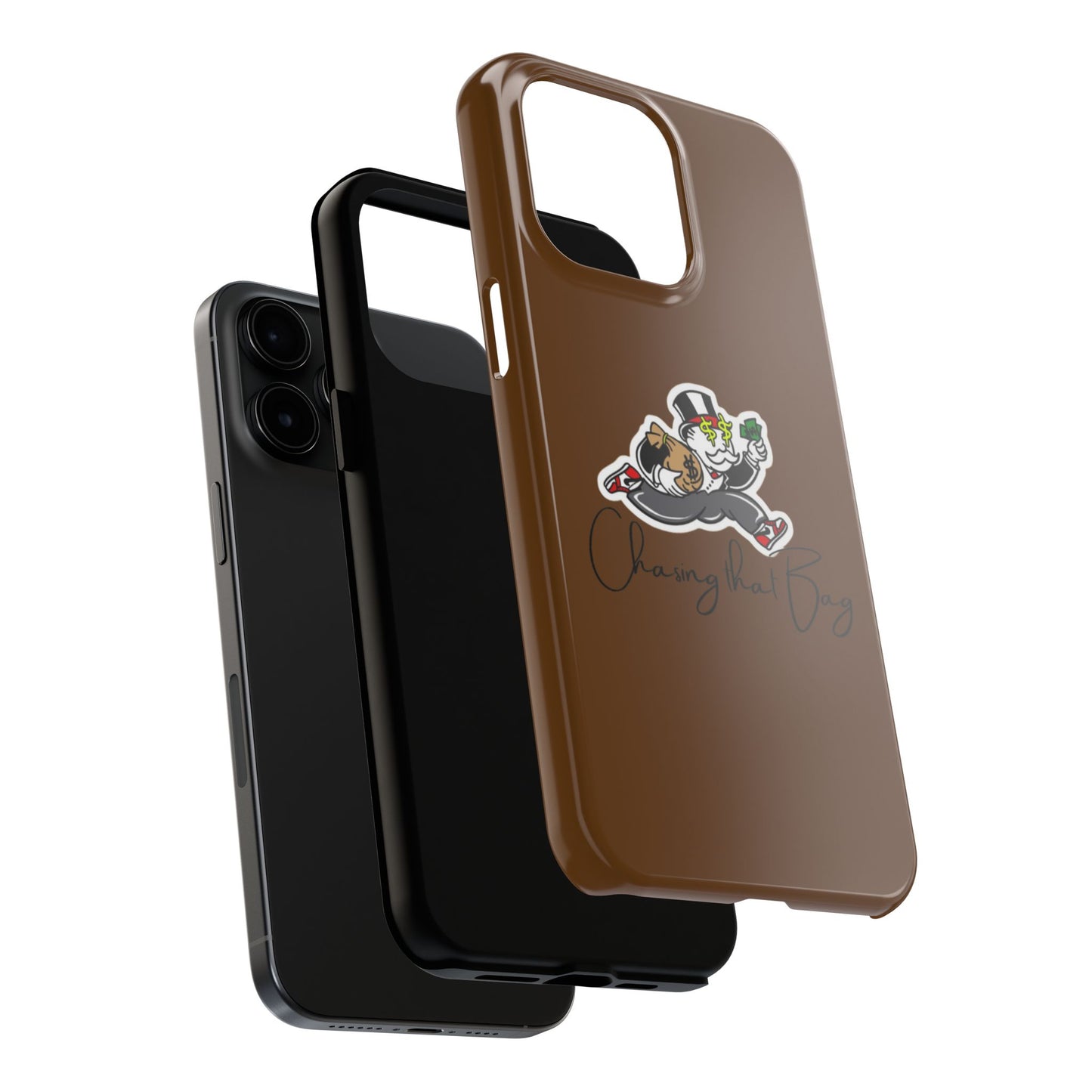 Phone Case- Chasing That Bag Tough Case- Durable Protection
