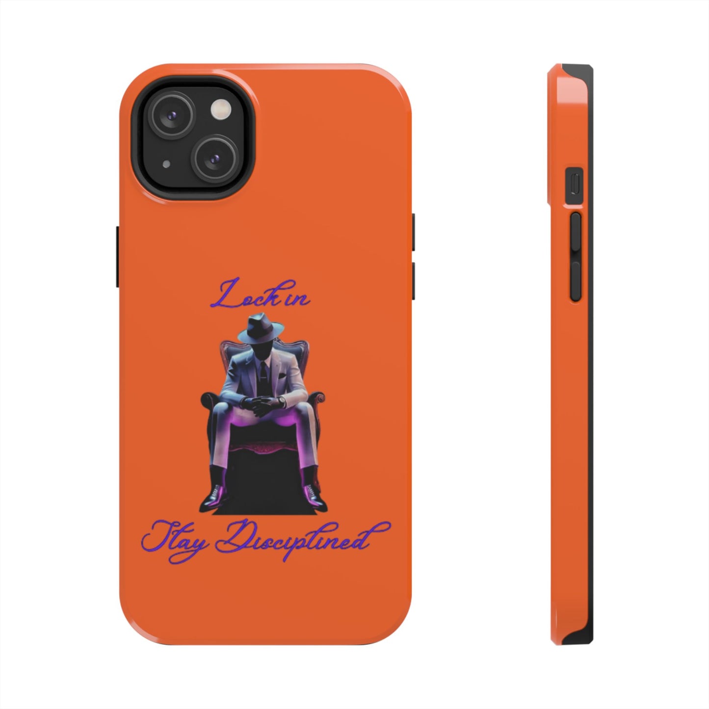 Phone case- Lock In, Stay discipline Tough Phone Case - Durable Protection