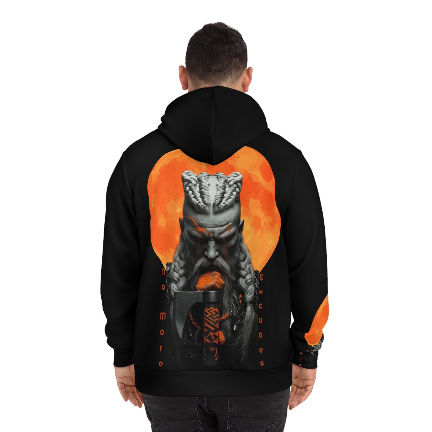 π₯ Bold No More Excuses Graphic Hoodie for Empowerment β Motivational & Stylish Sweatshirt for Men & Women