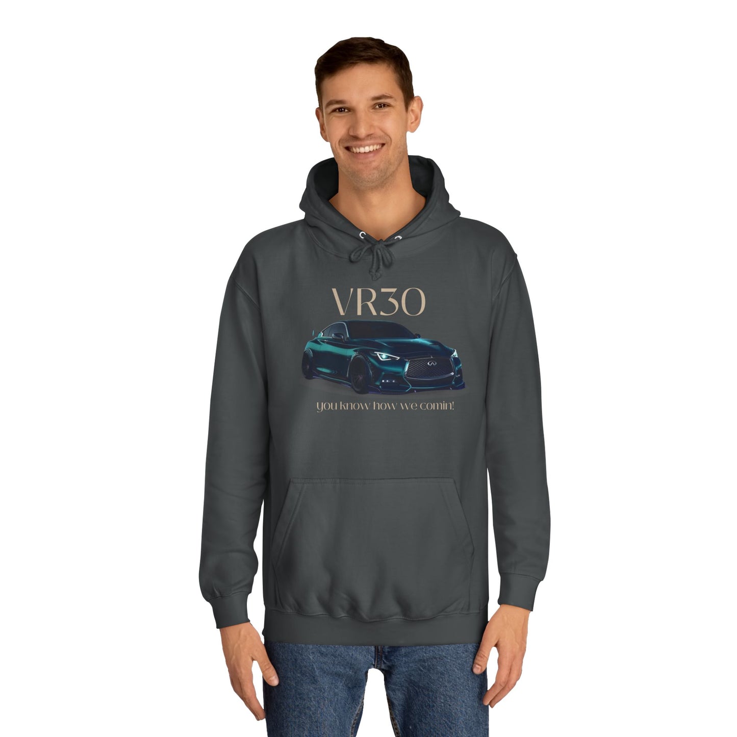 Pearl Glacier White Hoodie for Men– V3ro Sports Car Inspired Graphic Apparel