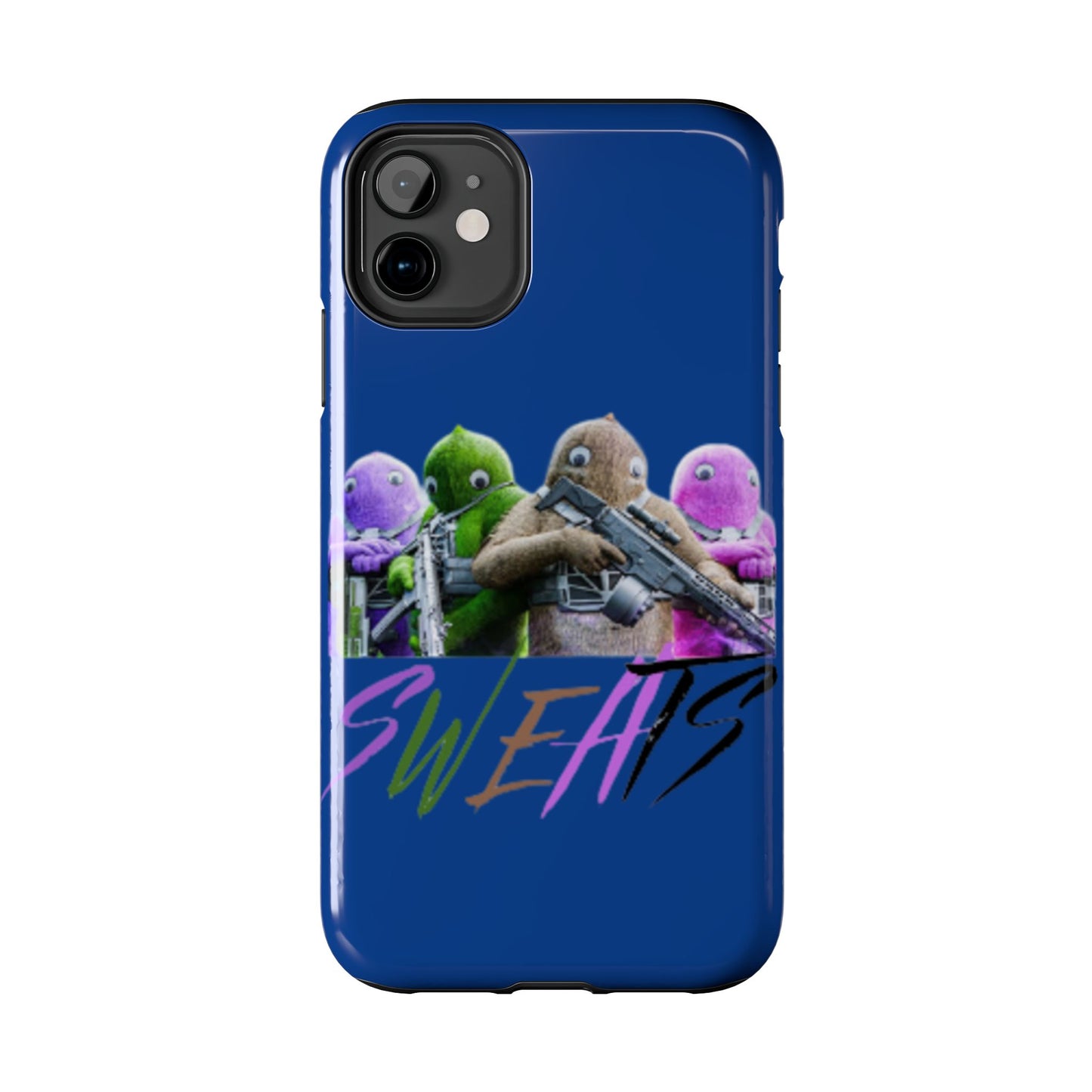 Cool Cartoon-Inspired Tough Phone Case - 'SWEATS'
