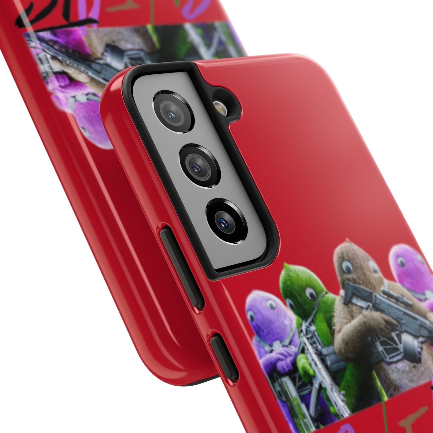 Cool Cartoon-Inspired Tough Phone Case - 'SWEATS'