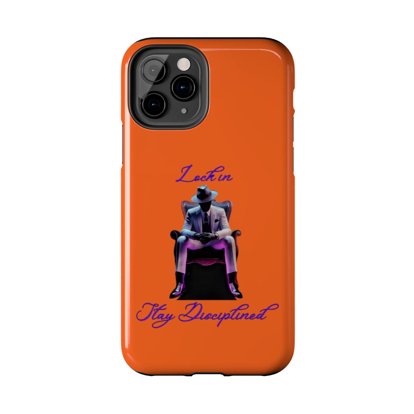 Phone case- Lock In, Stay discipline Tough Phone Case - Durable Protection