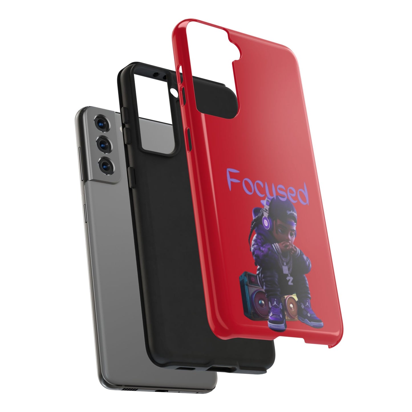 Phone Case- Focused Tough Case- Durable Protection
