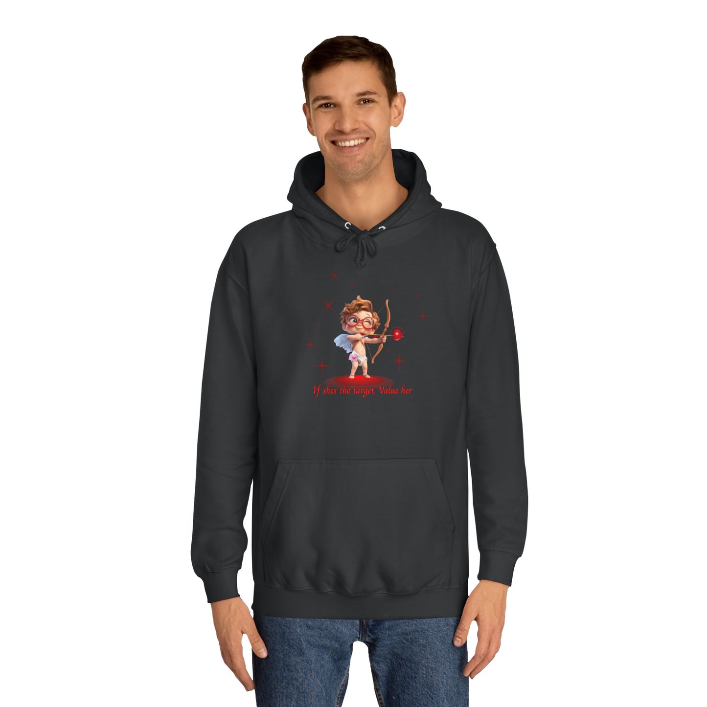Charcoal Ash Grey Hoodie for Women – Cupid For Her Romantic Sweater