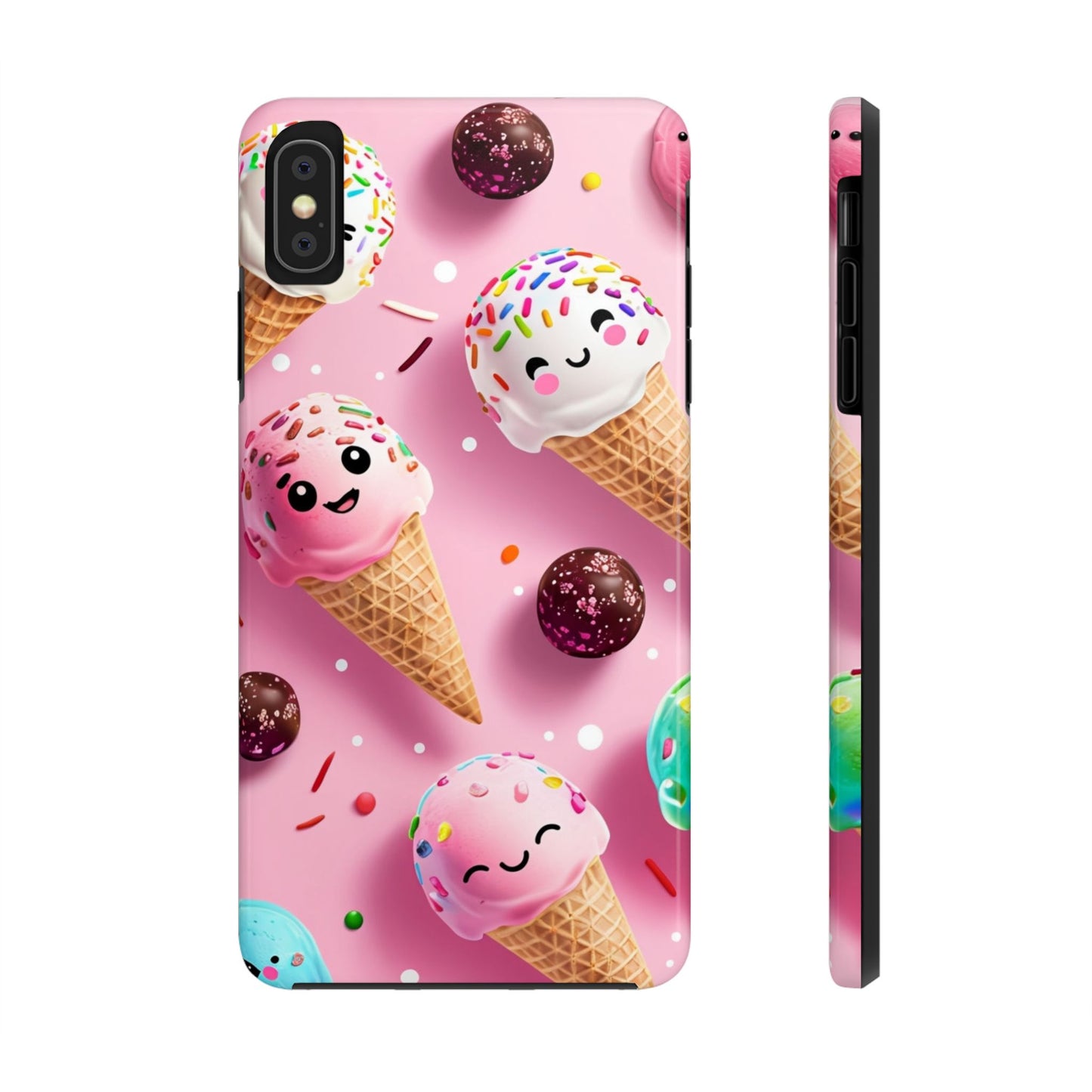 Tough Phone Cases Cute Ice Cream Design