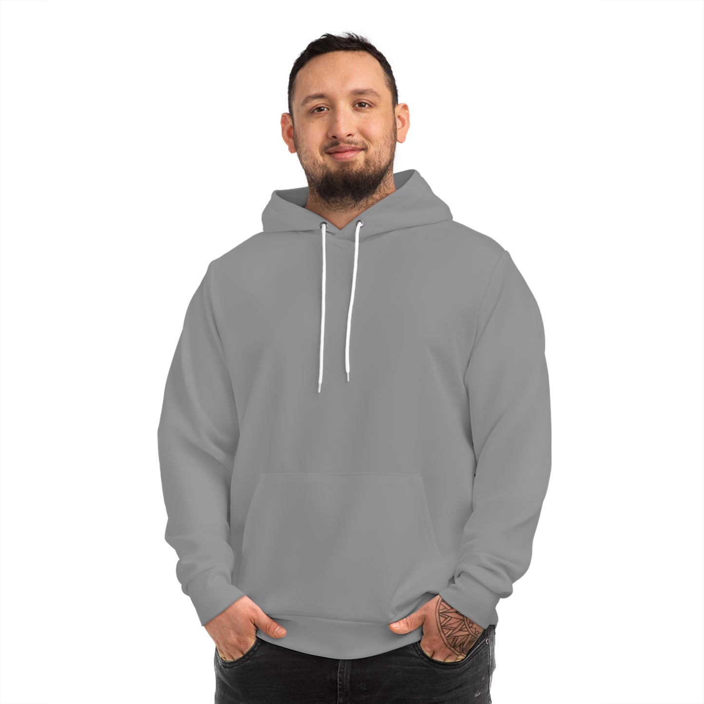 Ironclad Grey Hoodie for Men & Women – Conquer Your Battles Motivational Trend