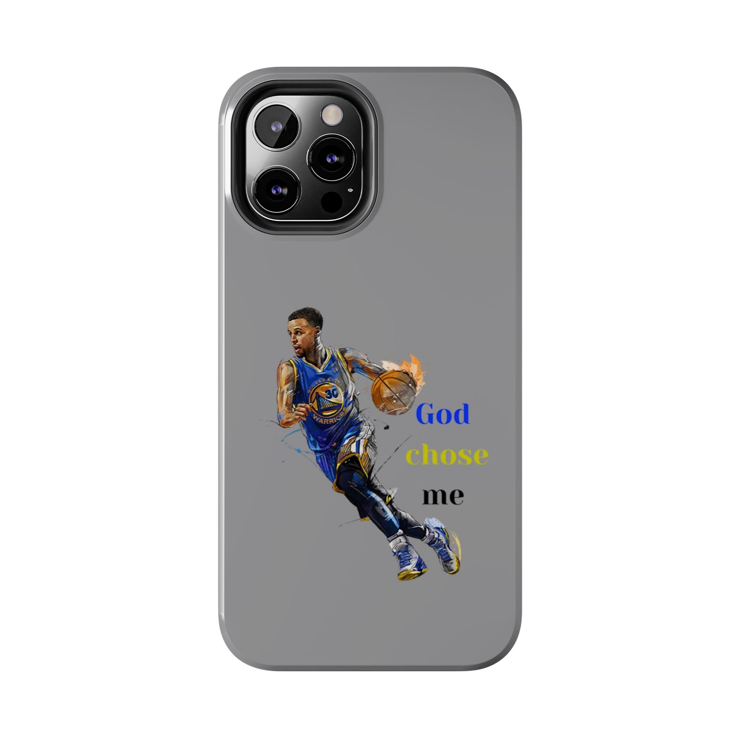 Phone case- God Chose Me Tough Phone Case - Durable Protection